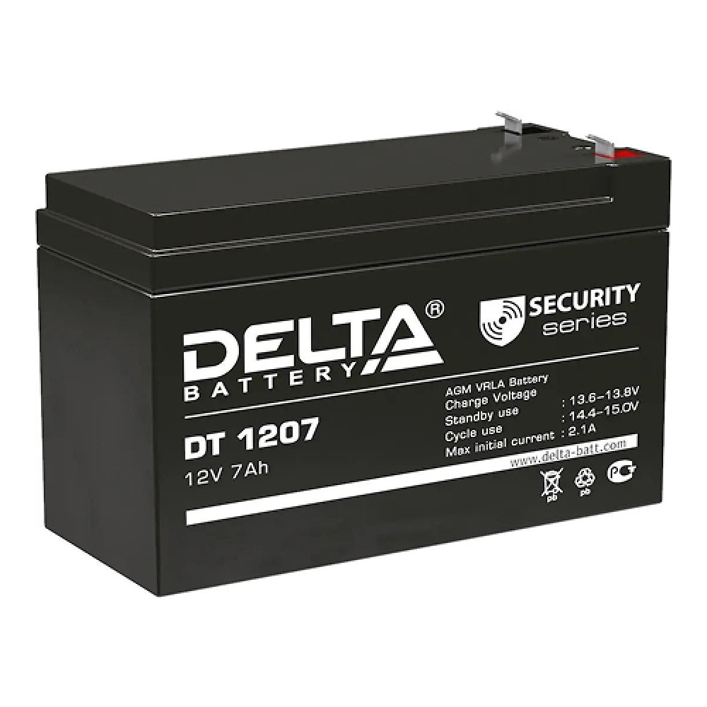 АКБ 12V 7Ah Delta DT1207