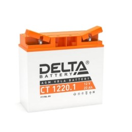 Аккумуляторная батарея 12V 20Ah Delta СТ1220.1 о.п.(- +)
