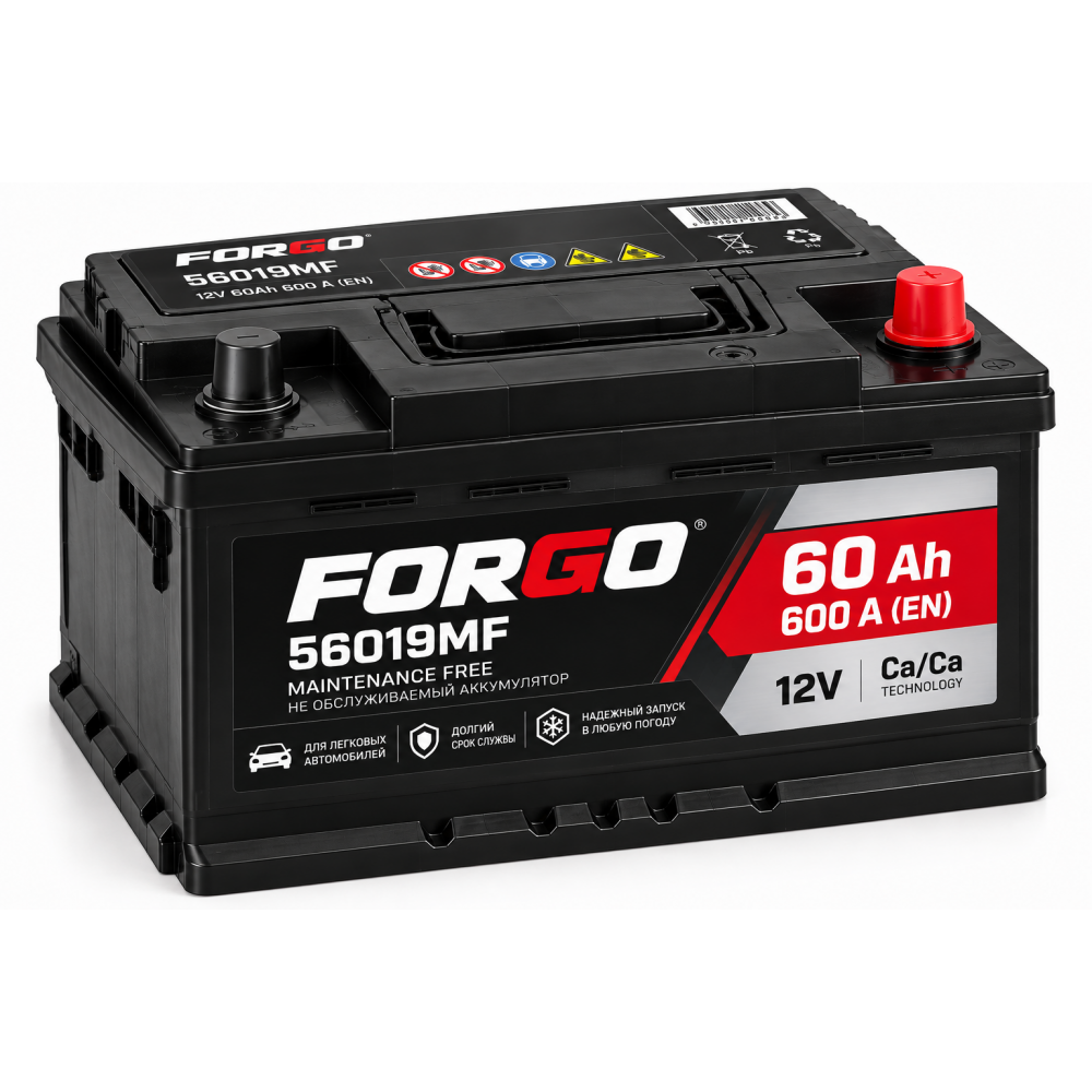 АКБ 60 FORGO о/п низ 56019MF