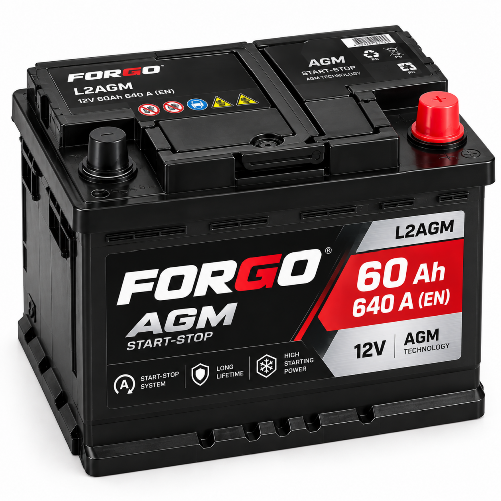 АКБ 60 FORGO AGM о/п L2AGM