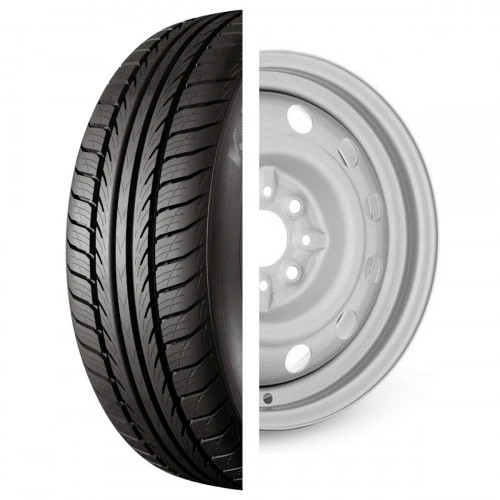 Комплект Колесо в сборе 175/65 R-14 Кама-132+Диск ТЗСК R-14 4*98 Silver