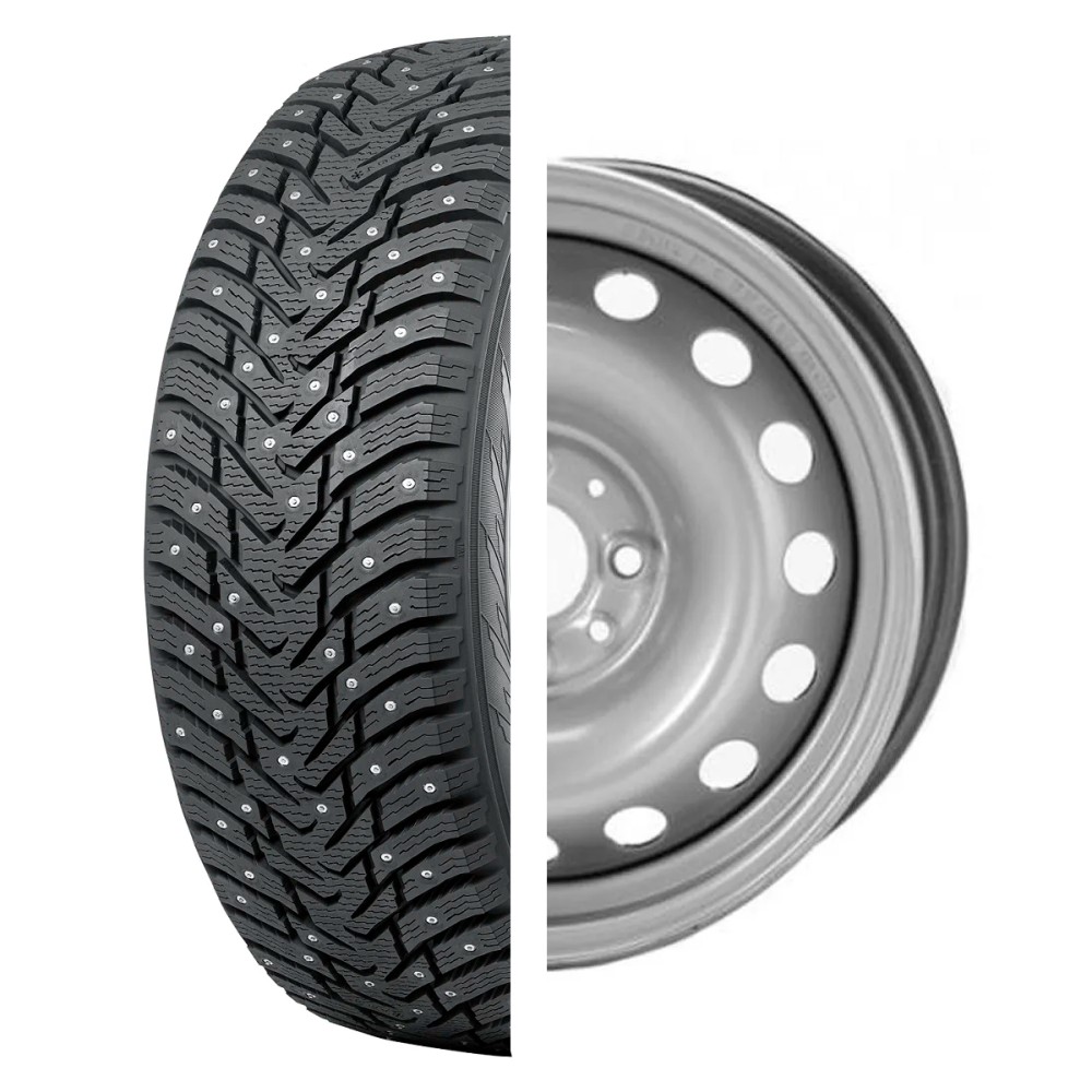 Комплект Колесо в сборе 175/65 R-14 Nordman 8+Диск Mefpo/Аккурайд R-14