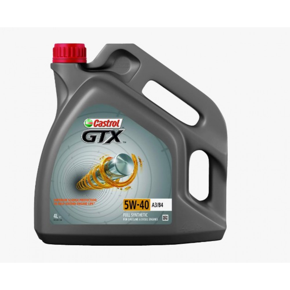 МАСЛО МОТОР CASTROL GTX A3/В4 5W40 4л синт
