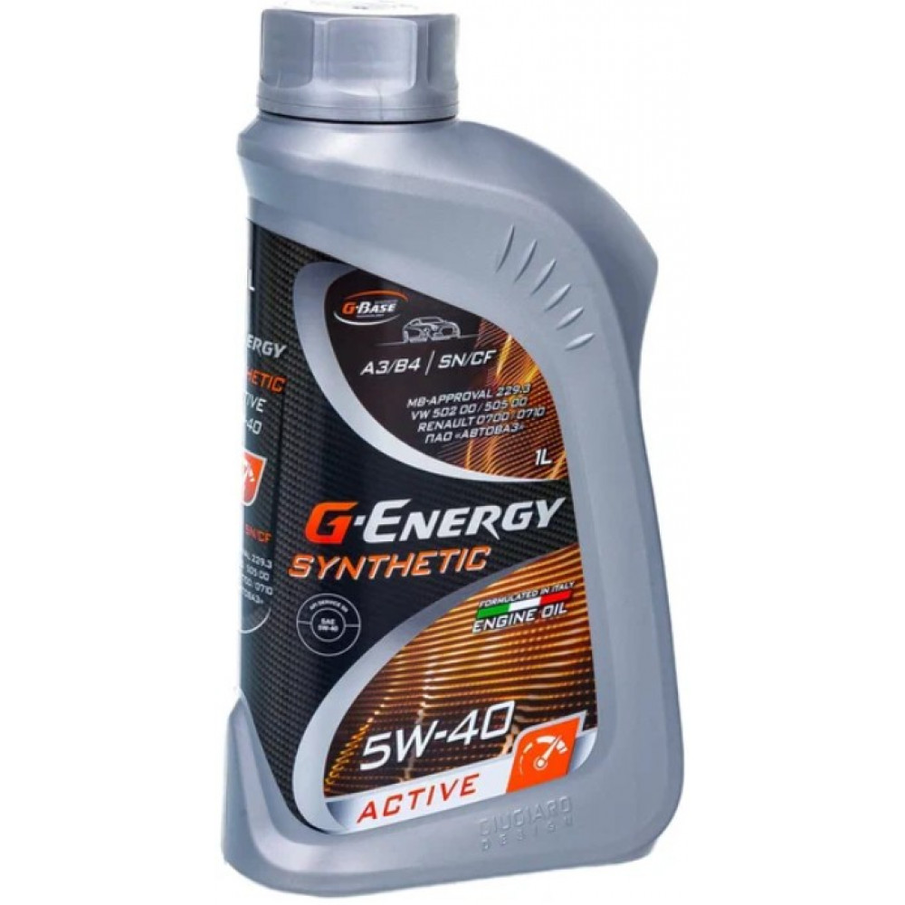 МАСЛО МОТОР G-ENERGY SYNTH ACTIVE 5W40 1л синт
