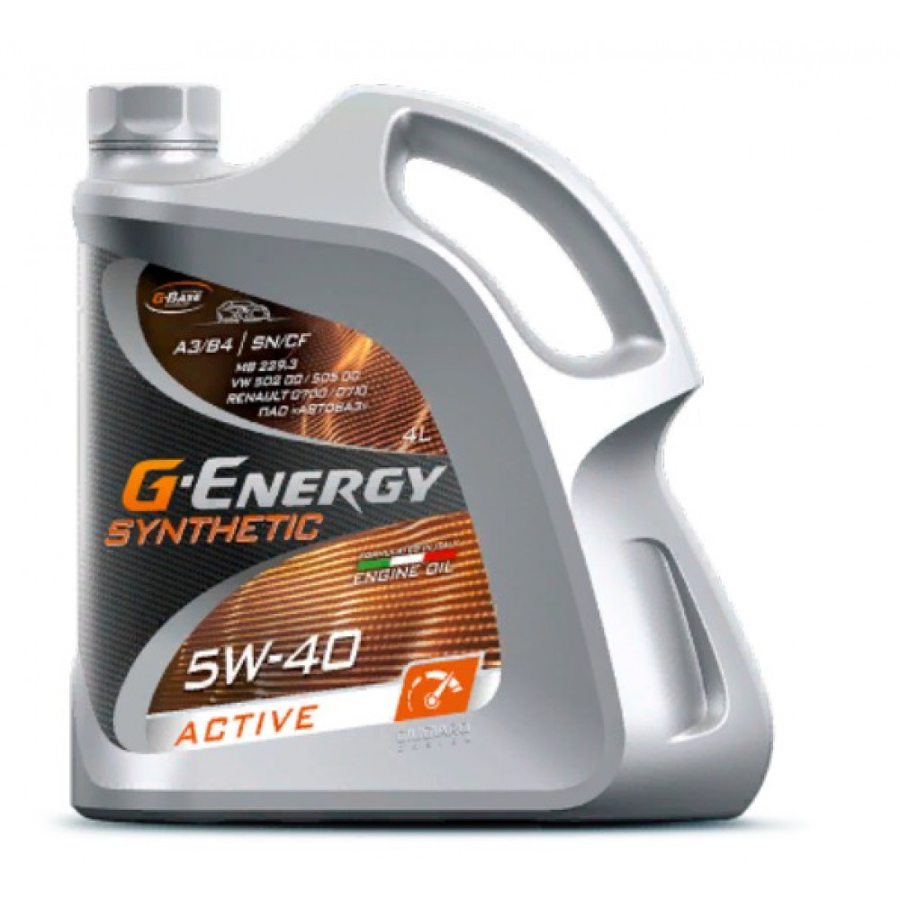 МАСЛО МОТОР G-ENERGY SYNTH ACTIVE 5W40 4л синт