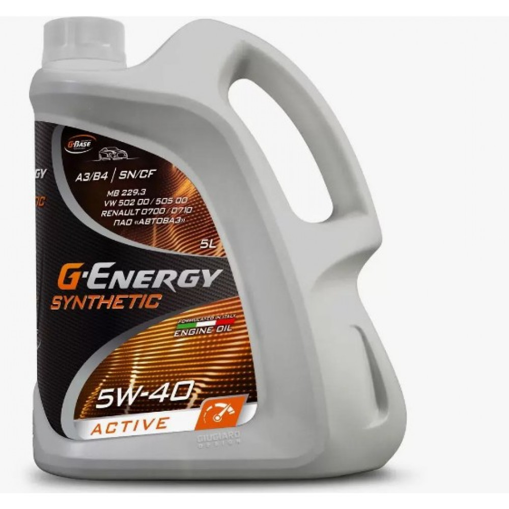МАСЛО МОТОР G-ENERGY SYNTH ACTIVE 5W40 5л синт