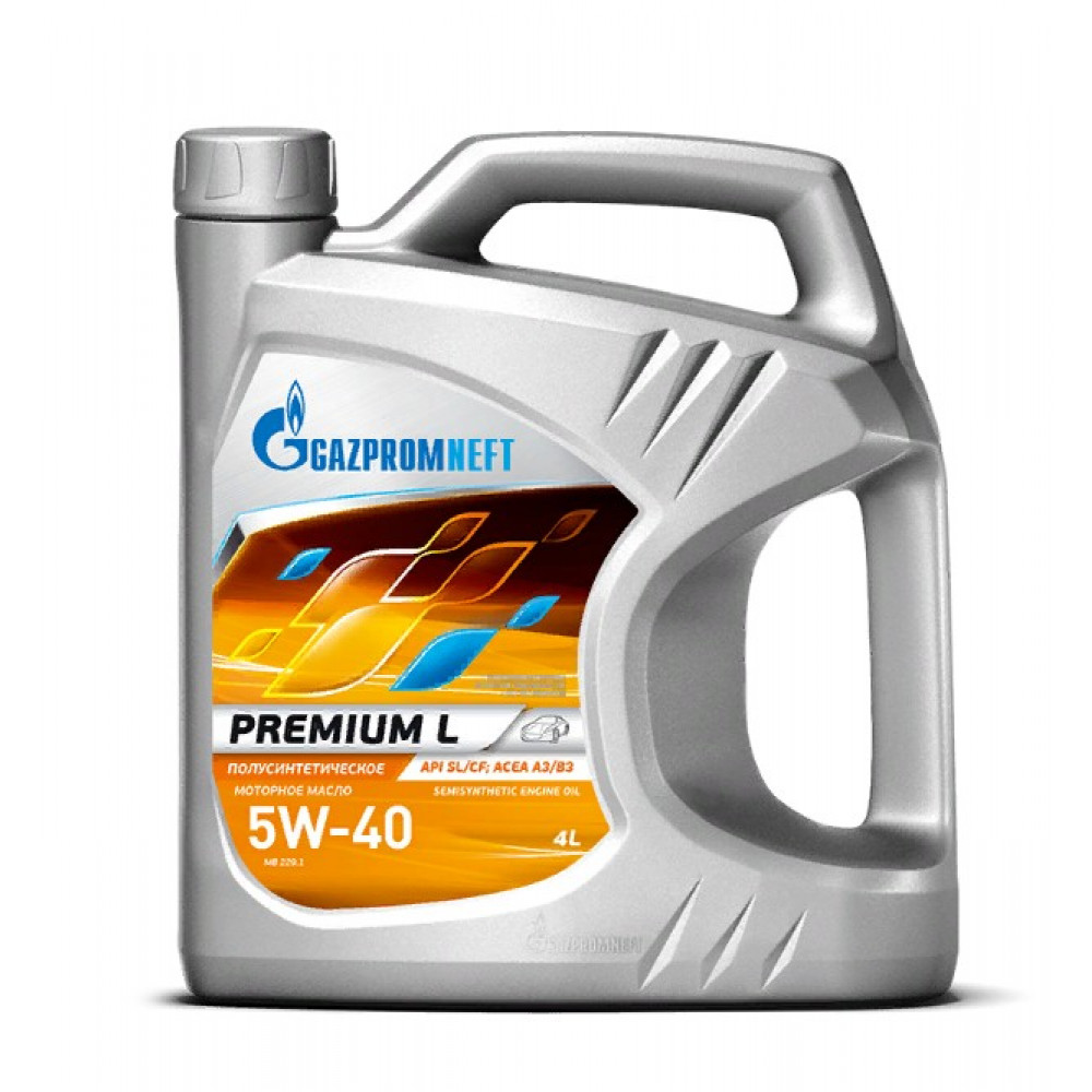 МАСЛО МОТОР Газпромнефть Premium L 5W40 4л
