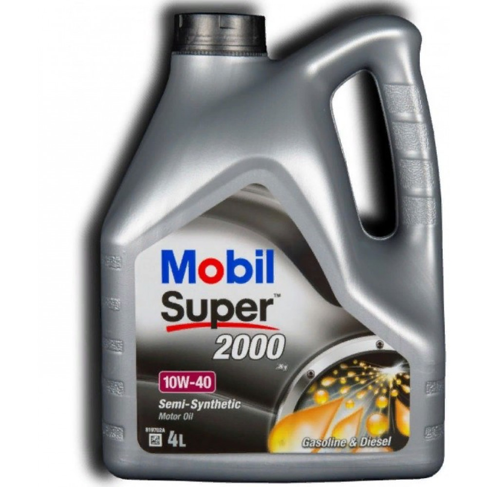 МАСЛО МОТОР Mobil Super 2000 10W40 4л п/синт