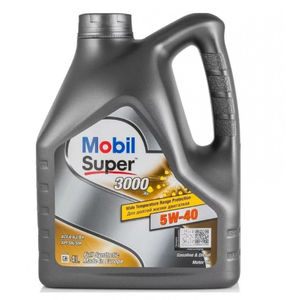МАСЛО МОТОР Mobil Super 3000 X1 5W40 4л син
