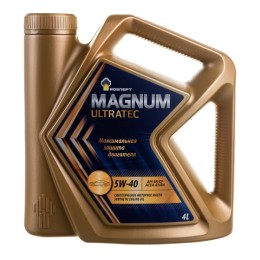 МАСЛО МОТОР РОСНЕФТЬ Magnum Ultratec 5W40 4л син