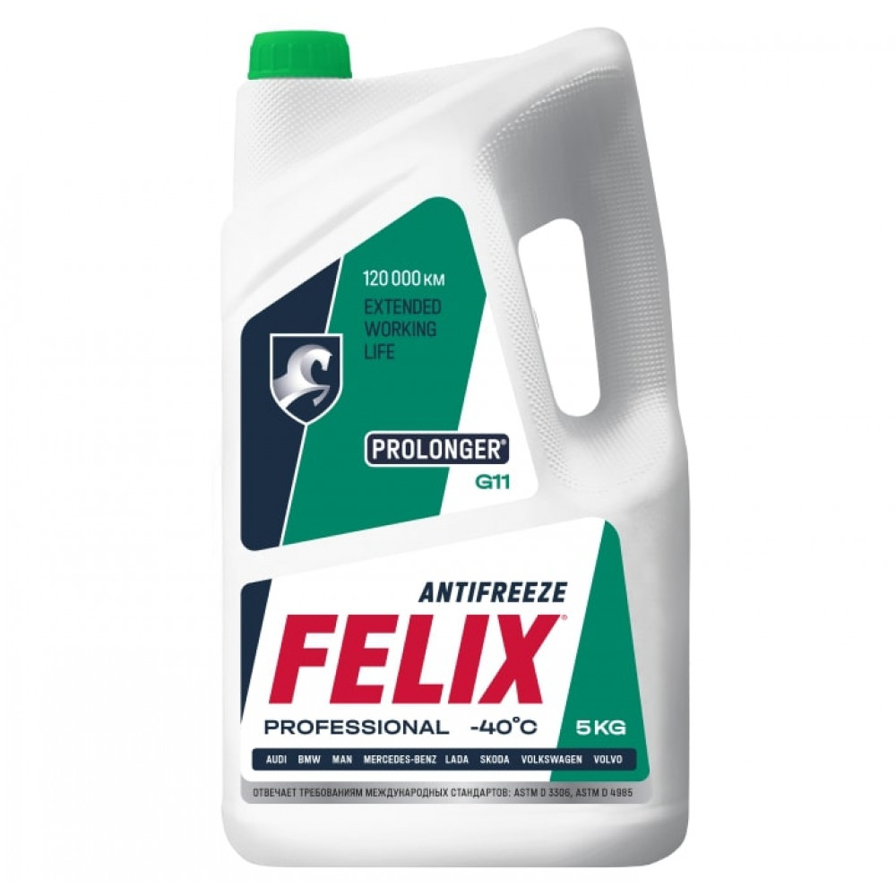 АНТИФРИЗ 5кг G11 FELIX зеленый