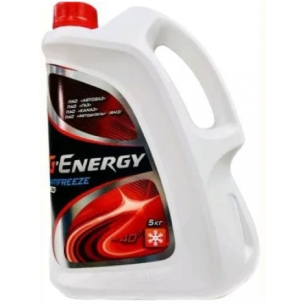 АНТИФРИЗ 5кг G12 G-ENERGY RED 40 красный