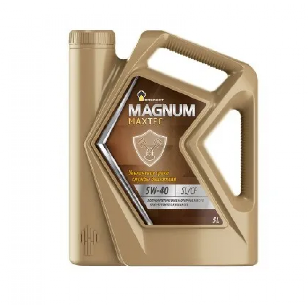 МАСЛО МОТОР РОСНЕФТЬ Magnum Maxtec 5W40 5л п/син МАСЛО МОТОР РОСНЕФТЬ Magnum Maxtec 5W40 5л п/син