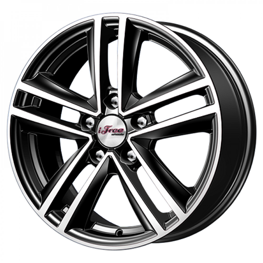 ДИСК КОЛЕСНЫЙ 16*6,5 5*108 IFREE KC885-07 50/63,35 Катар Блэк джек
